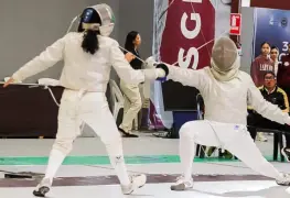 El equipo tabasqueño de sable femenil logró oro en el Selectivo Nacional 2025