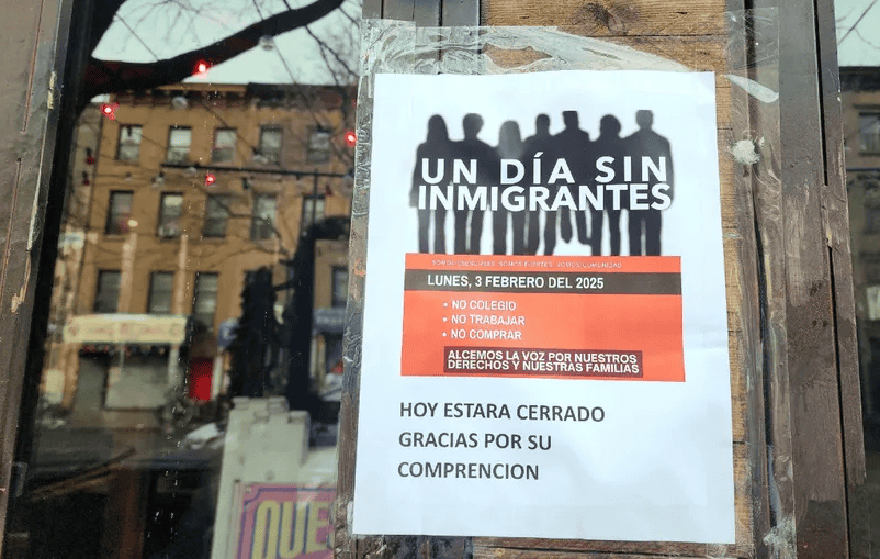 Protestas de migrantes contra políticas de Trump