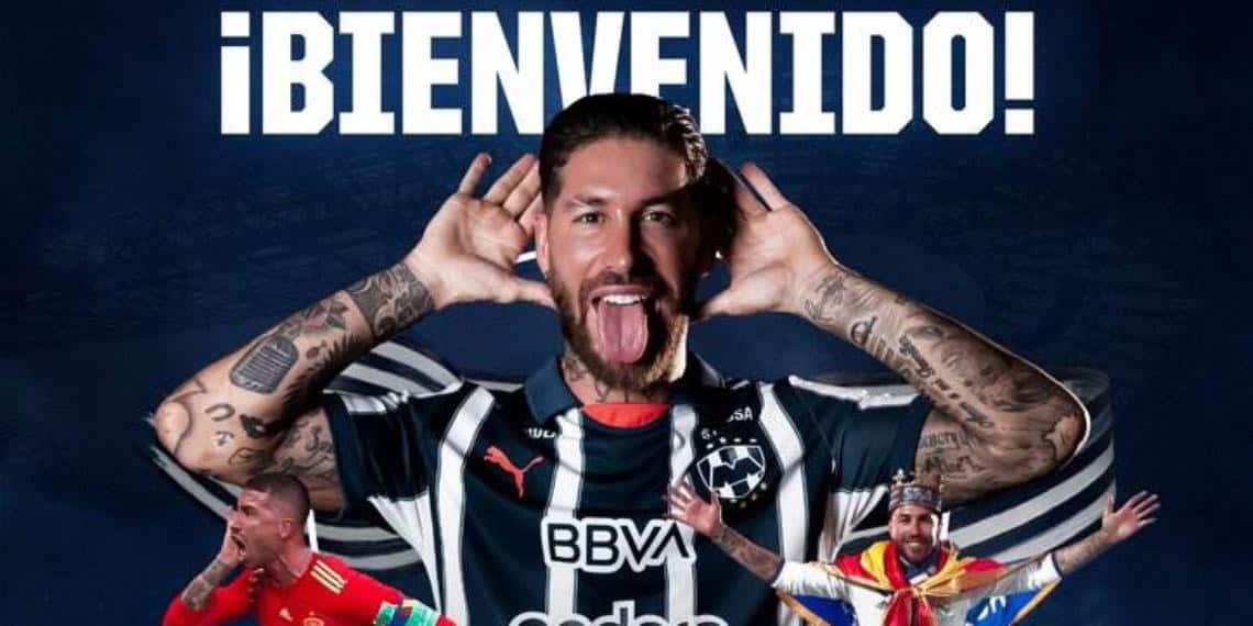 Los Rayados de Monterrey oficializan la incorporación de Sergio Ramos