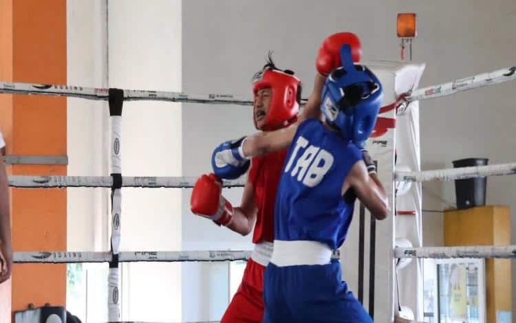 Contiendas de alarido y llenas de emoción se vivieron en el Gimnasio de la Ciudad Deportiva en el Selectivo Estatal de boxeo amater rumbo a los Nacionales CONADE 2025.