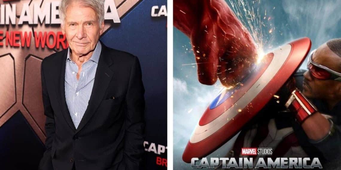 Con Capitán América: un nuevo mundo, Harrison Ford hace su debut en el Universo de Marvel.