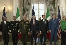 En Washington, el Gabinete de Seguridad de México se reúne con Marco Rubio.