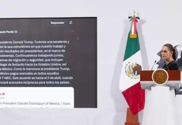 Sheinbaum anuncia que México no pagará aranceles bajo el T-MEC: Fuimos tratados con respeto.