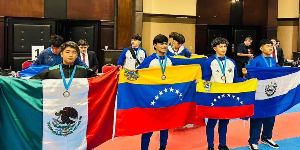 Karatekas tabasqueños lograron oro y plata en el Campeonato Centroamericano y del Caribe 2025 que se desarrolló en San Pedro Sula, Honduras