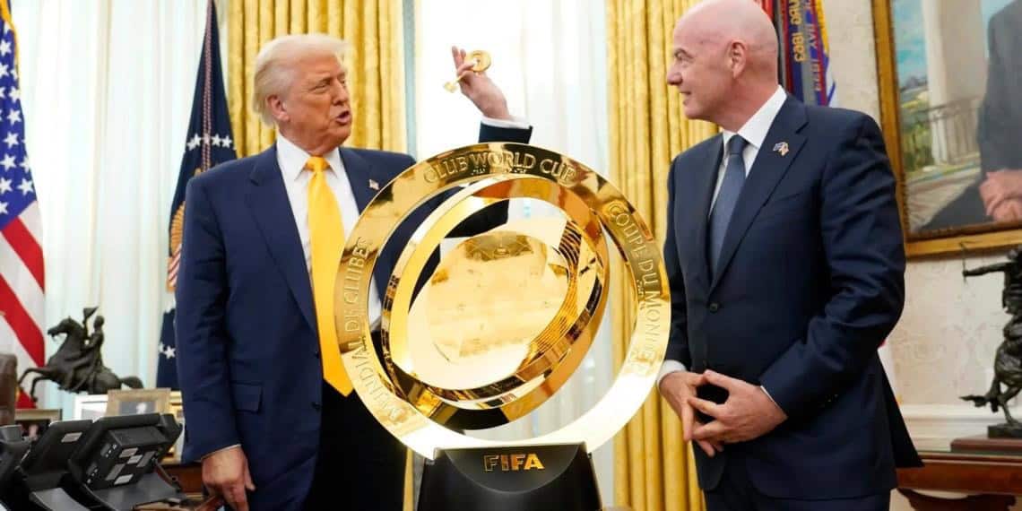 Infantino asegura a Trump que los Estados Unidos tienen la posibilidad de ganar el Mundial de 2026