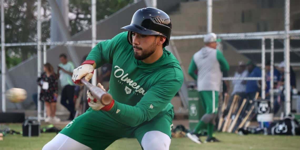 Mentalizado en debutar con Olmecas de Tabasco en el Parque Centenario 27 de Febrero es como está entrenando el aporreador Agustín "Guty" Ruiz