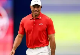 El golfista Tiger Woods tuvo una ruptura del tendón de Aquiles