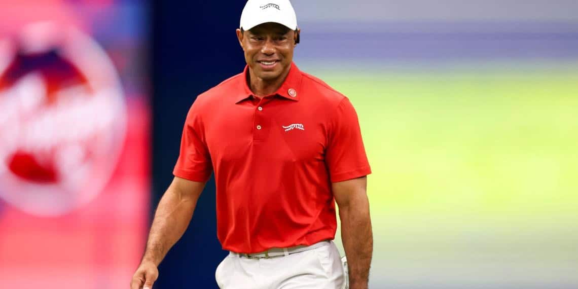 El golfista Tiger Woods tuvo una ruptura del tendón de Aquiles