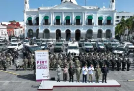 Operativo FIRT Olmeca se hace presente, inician recorridos en calles y avenidas
