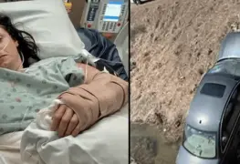 Increíble Rescate de una Mujer Atrapada en un Arroyo