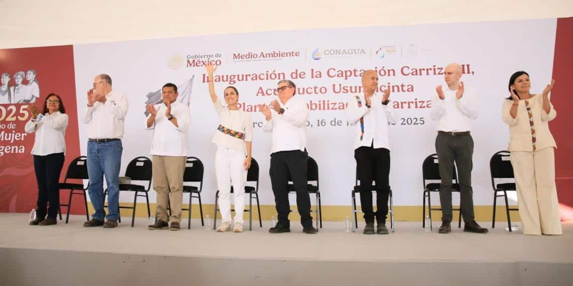 Inaugura la presidenta Planta Potabilizadora Carrizal II