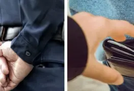 Graban a policía robando la cartera de una mujer en tienda de Tlaxcala