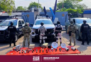 Mediante el operativo "Halcón Ciego" decomisa FIRT OLMECA video cámaras