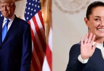 Trump reconoce el trabajo de la presidenta de México.