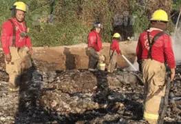 Culminan los esfuerzos por sofocar el incendio en basurero de Cunduacán