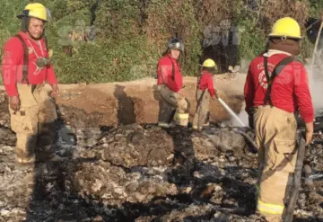 Culminan los esfuerzos por sofocar el incendio en basurero de Cunduacán