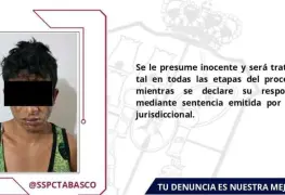 Detiene FIRT Olmeca a masculino por delitos contra la salud y portación de arma de fuego 