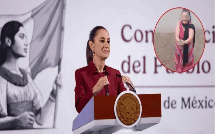 La presidenta Sheinbaum Pardo reacciona a caso de abuela Carlota.