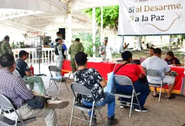 Contribuyen a tabasqueños a fomentar cultura de la paz mediante el desarme voluntario