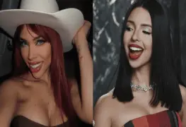 Ángela Aguilar copiando estilo Yeri MUA.