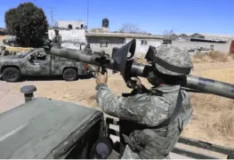 Ejército lucha por la paz.