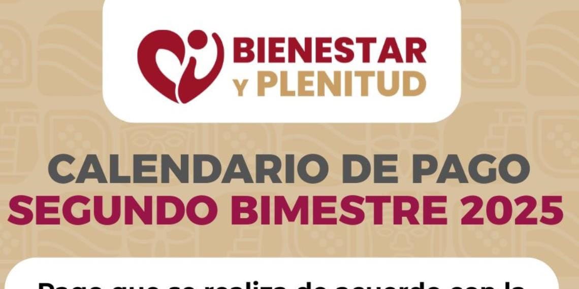Este lunes 14 de abril recibirán el pago del segundo bimestre beneficiarios de la Pensión Bienestar y Plenitud