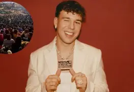 Se rompe grada en concierto del cantante Quevedo en México, dejando varios heridos