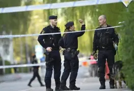 Tiroteo en Suecia deja tres muertos