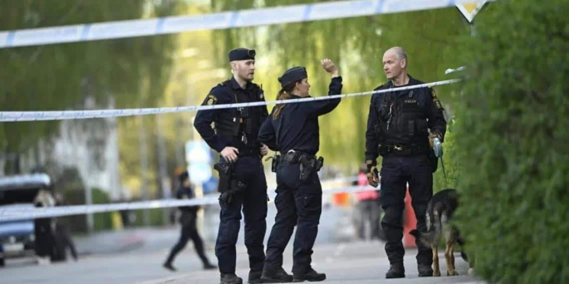 Tiroteo en Suecia deja tres muertos
