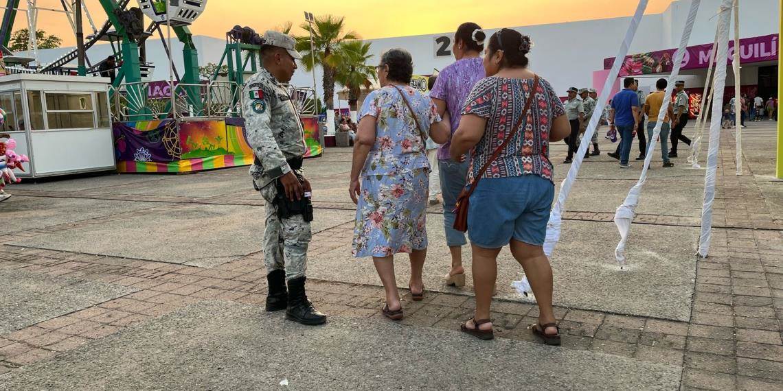Resguarda la GN parque de feria