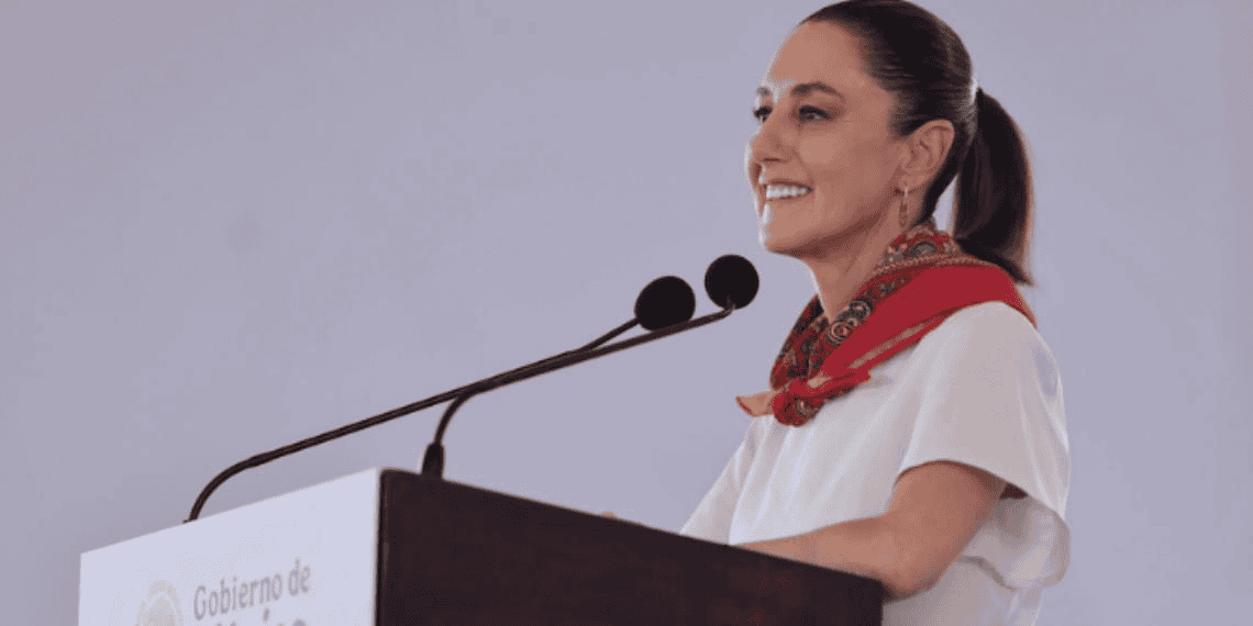 Aprobación de Claudia Sheinbaum fue de 81% en abril.