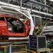 Caída en la producción automotriz.