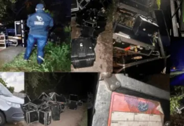 Encuentran objetos robados.