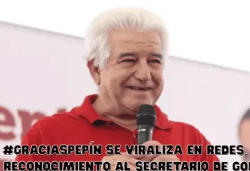 Respaldo público a Pepín en redes