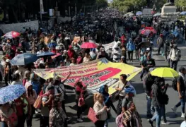 Se fueron al Zócalo.