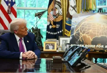 Trump presenta el Domo Dorado