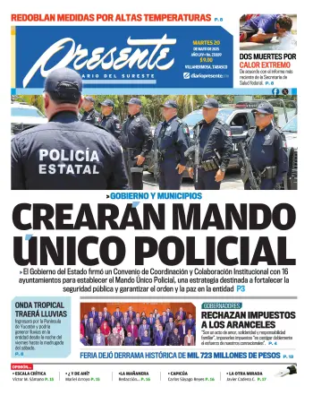 Portada del Día Edición Impresa