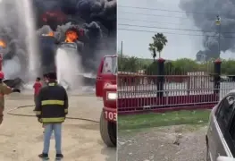 Explosión en planta de combustibles.