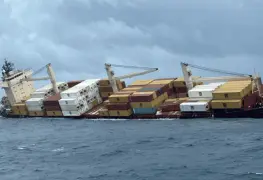 Naufragó con cargas peligrosas.