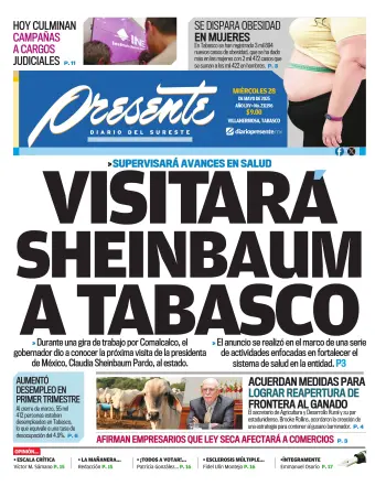 Portada del Día Edición Impresa
