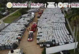 Decomiso de combustible robado.