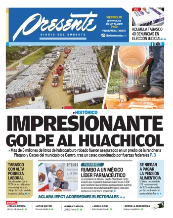 Portada del Día Edición Impresa
