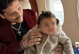 La familia de Christian Nodal convive con Inti.