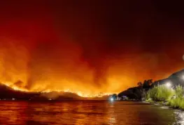 Evacuan por incendios.