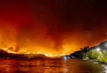 Evacuan por incendios.