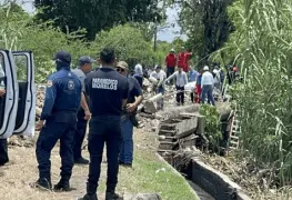 Fallece motociclista tras ser arrastrado por corriente