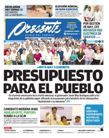 Portada del Día Edición Impresa