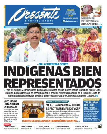 Portada del Día Edición Impresa