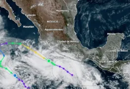 Tormenta tropical Bárbara llega al occidente de México.