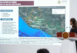 Huracán ´Erick´ deja daños en Oaxaca y Guerrero.
